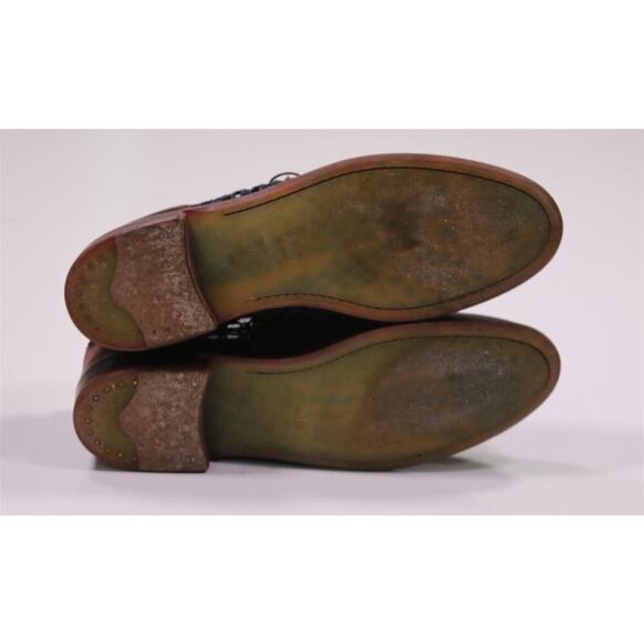 Paul Smith Oxblood Captoe Netted Oxford Leather Dress Shoes Eu 43 - US 10 - Picture 9 of 13